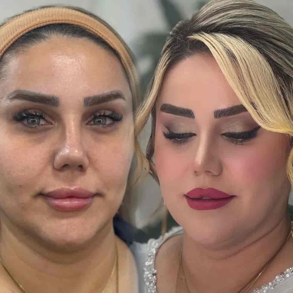 میکاپ در سالن زیبایی فرحناز داداشی رحیم آباد