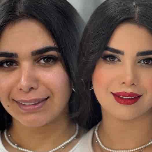 اجرای حرفه‌ ای میکاپ VIP در سالن فرحناز داداشی
