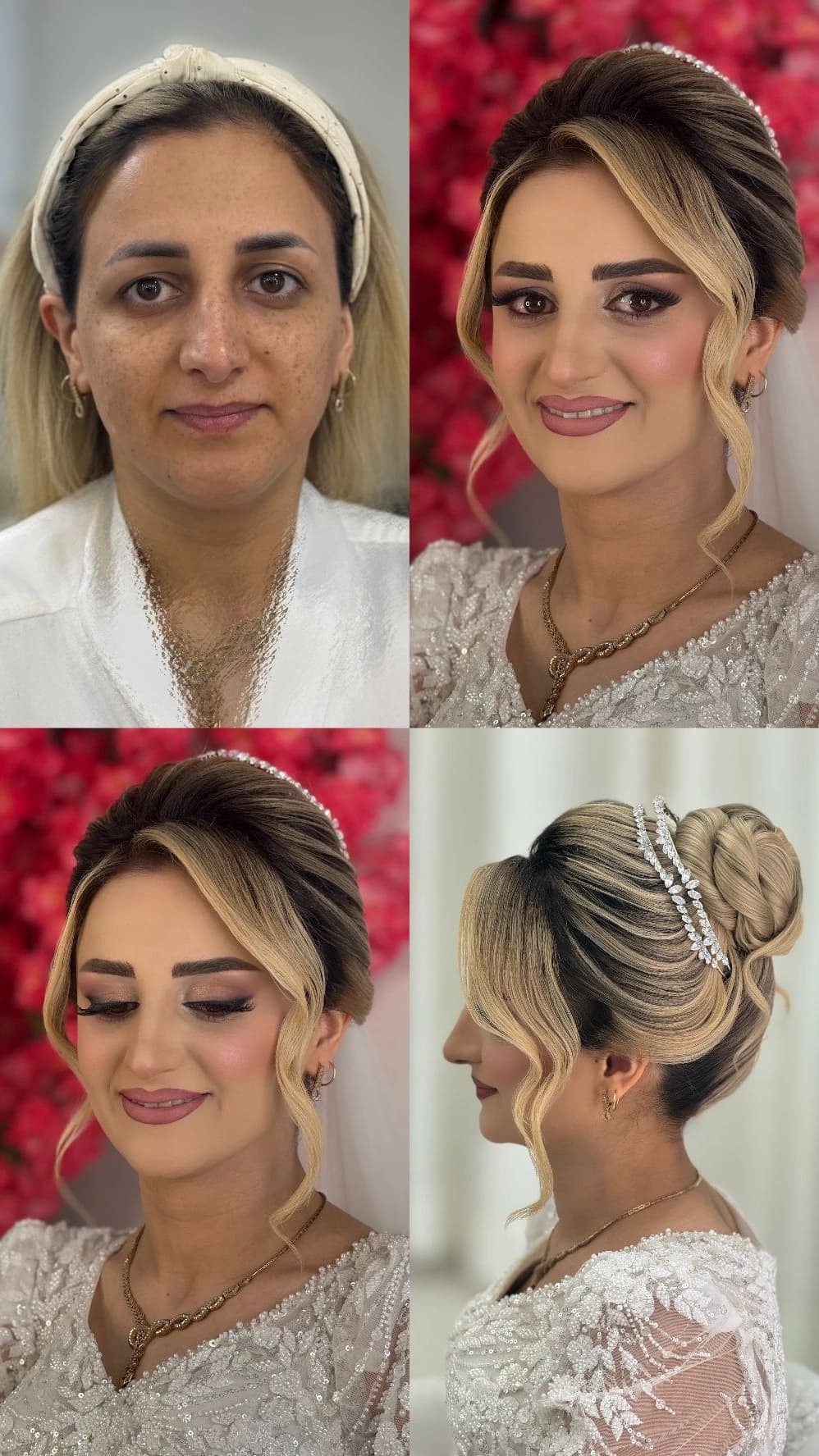میکاپ و شینیون عروس
